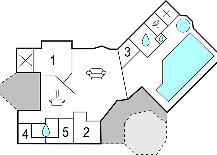 Kranich Ferienhaeuser Mit Innenpool *
